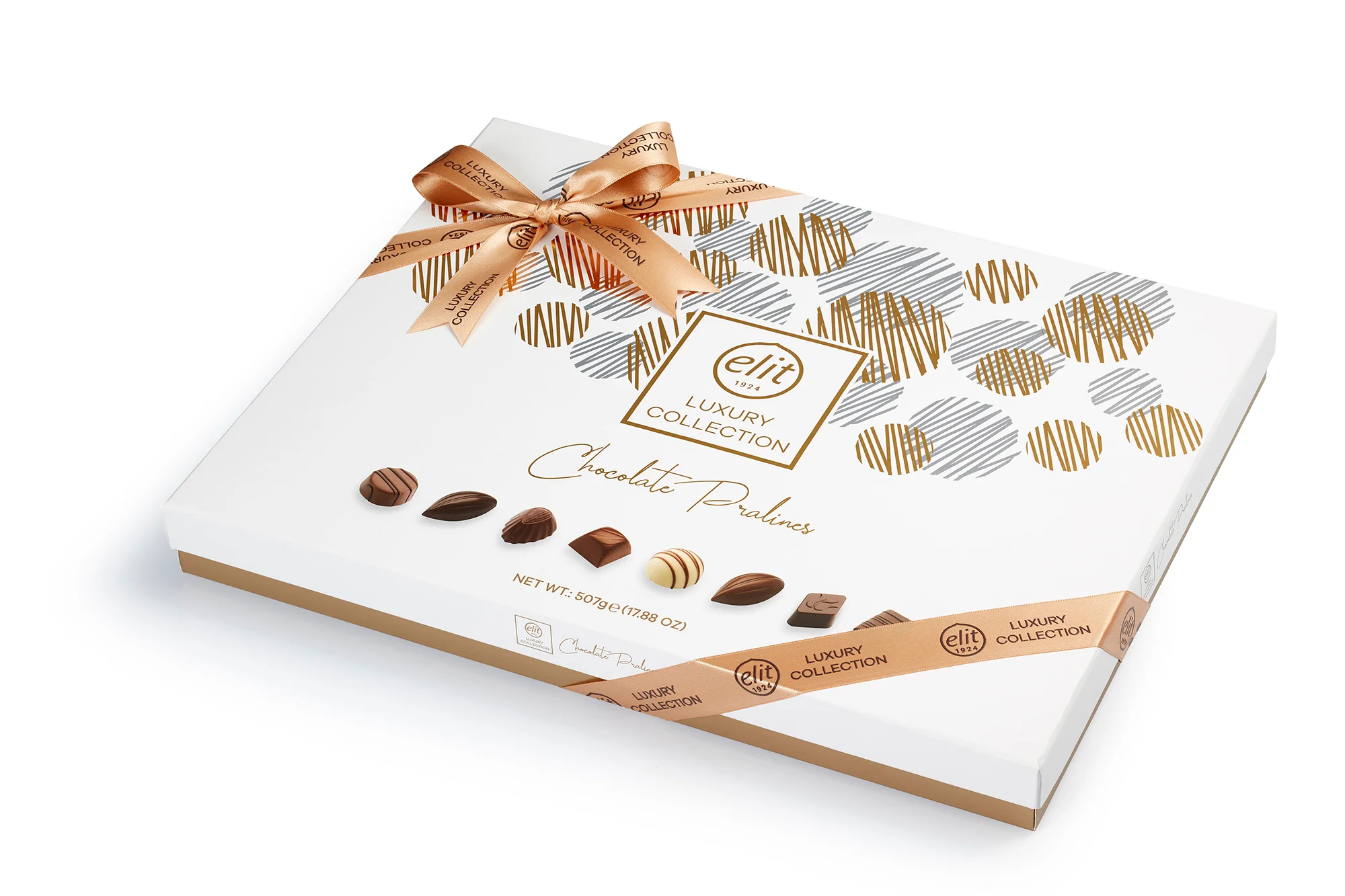 Luxury Collection Assorted Chocolate Pralines – White 507g